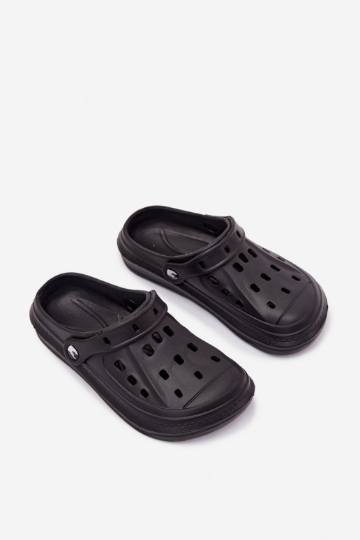 Sabots légers pour femmes noirs Cobble
