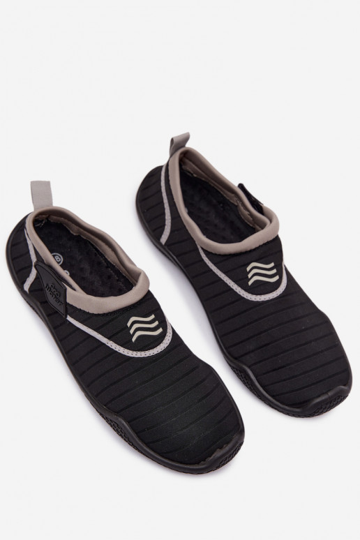 Chaussures pour femmes noires avec fermetures adhésives PROINATER PRO-26-48-114L