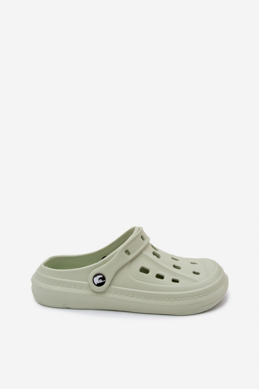 Sandales légères pour hommes vert pastel Route