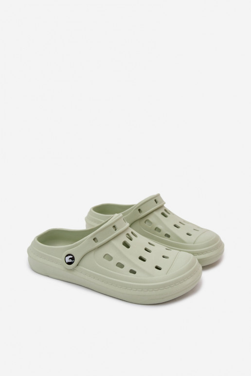 Sandales légères pour hommes vert pastel Route