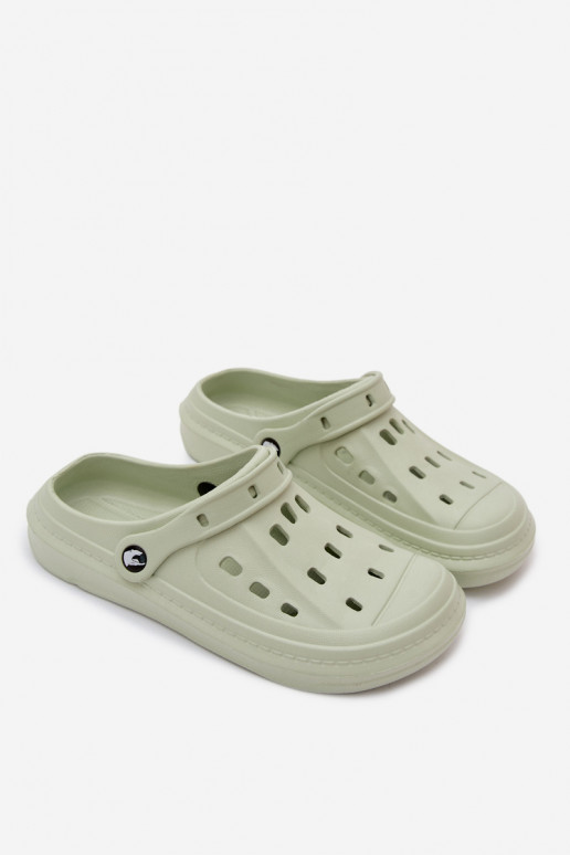 Sandales légères pour hommes vert pastel Route