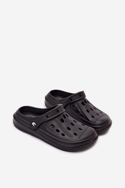Sandales légères pour hommes noires Route