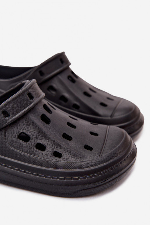 Sandales légères pour hommes noires Route