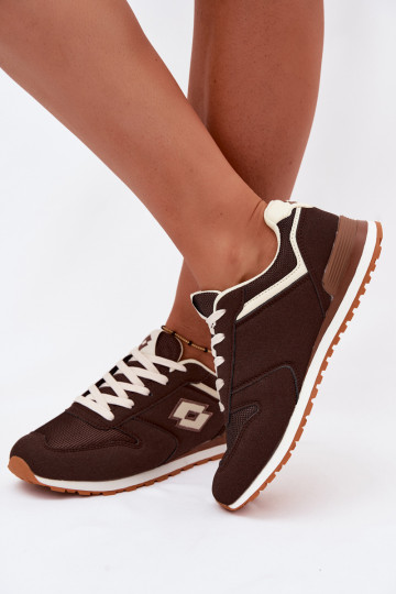 Baskets couleur chocolat pour femmes LOTTO 2401850U EPICAN