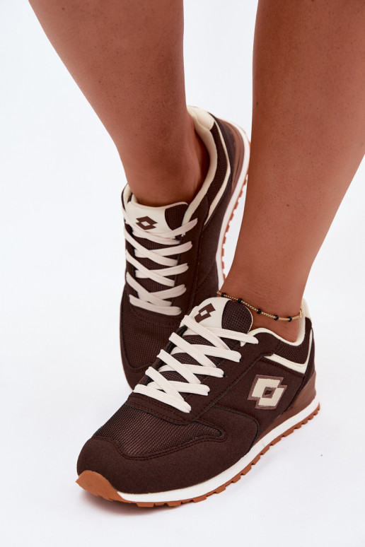 Baskets couleur chocolat pour femmes LOTTO 2401850U EPICAN