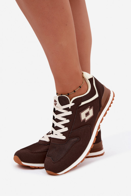 Baskets couleur chocolat pour femmes LOTTO 2401850U EPICAN