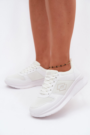 Chaussures de sport blanches unisexes LOTTO 2401651U SOBRIO OC 2