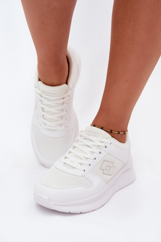 Chaussures de sport blanches unisexes LOTTO 2401651U SOBRIO OC