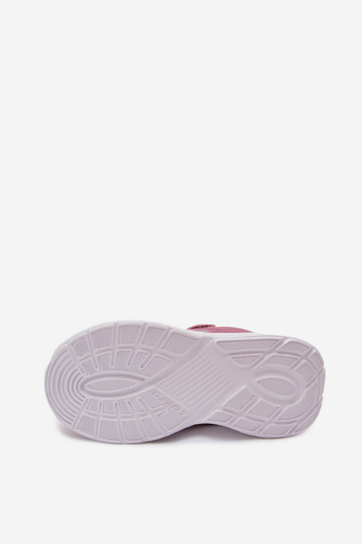 Baskets pour enfants avec Velcro LOTTO SOBRIO 2601570K roses