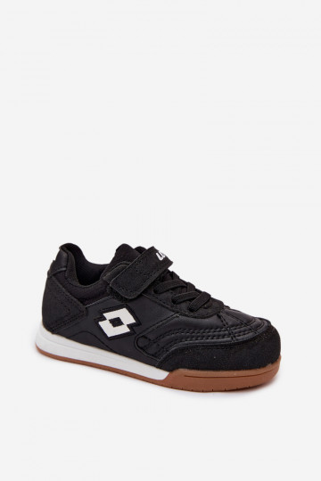 Chaussures de style sportif pour enfants LOTTO 2601640K ATIBA noires