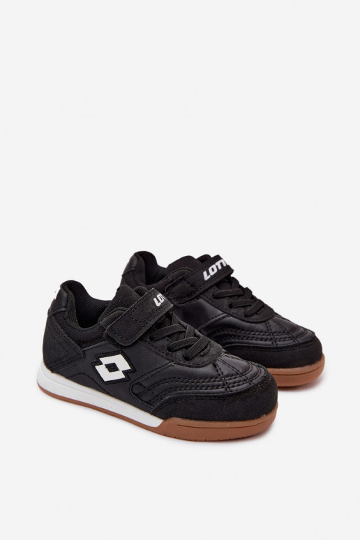 Chaussures de style sportif pour enfants LOTTO 2601640K ATIBA noires