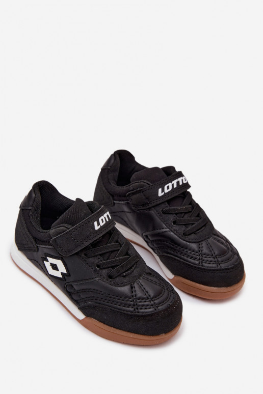 Chaussures de style sportif pour enfants LOTTO 2601640K ATIBA noires
