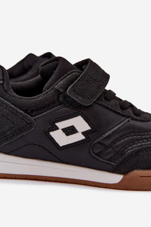 Chaussures de style sportif pour enfants LOTTO 2601640K ATIBA noires