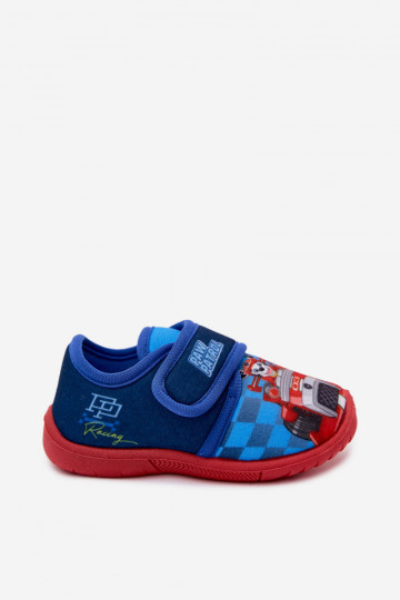 Chaussons pour enfants avec Velcro PAW Patrol bleu foncé 2