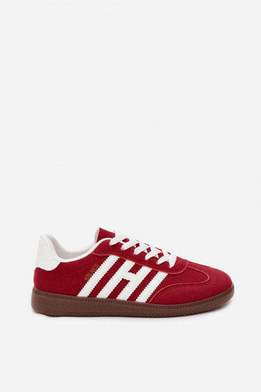 Baskets pour hommes rouges avec sangles Chrissy