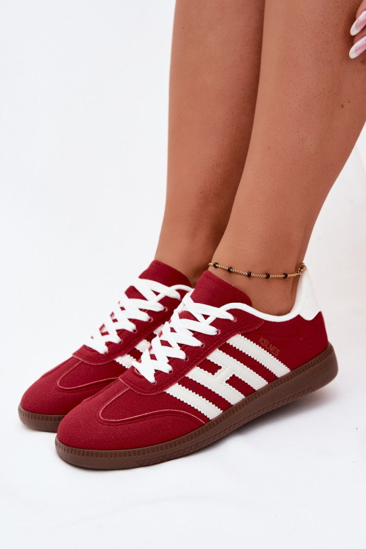 Baskets pour hommes rouges avec sangles Chrissy