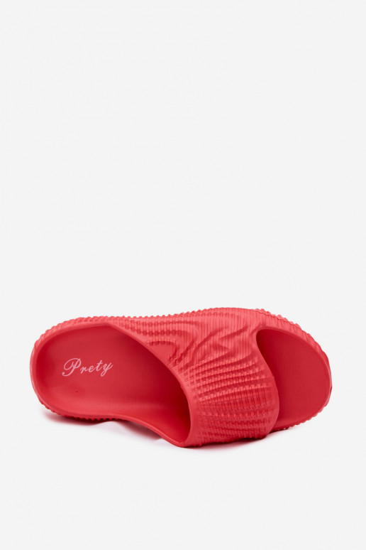 Chaussons pour hommes rouges légers Hilda