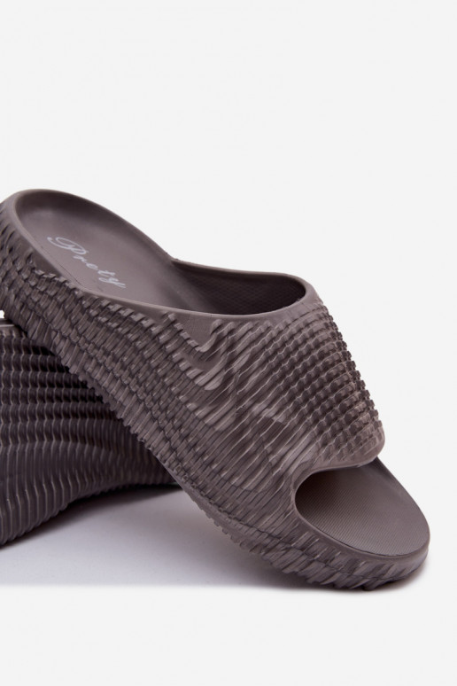 Chaussons pour hommes gris légers Hilda
