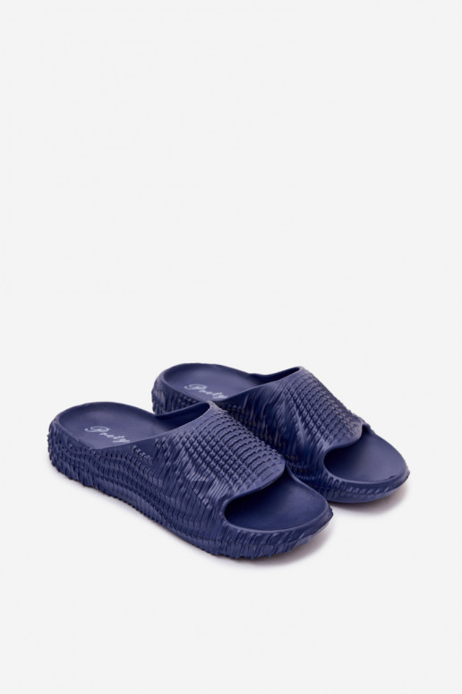 Chaussons légers bleu foncé pour hommes Hilda