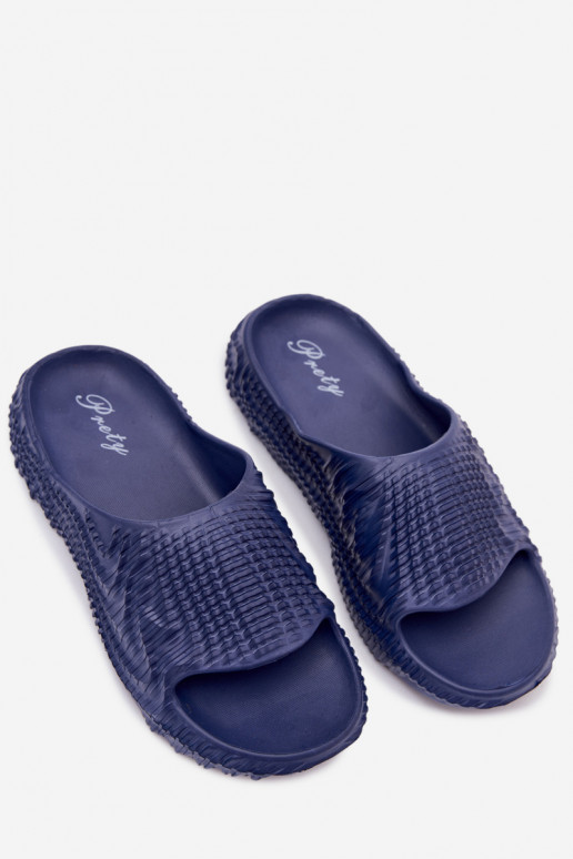 Chaussons légers bleu foncé pour hommes Hilda