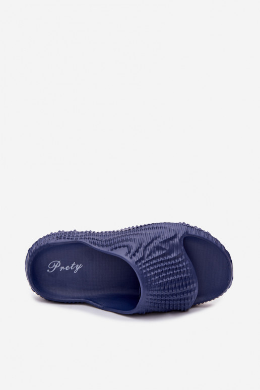 Chaussons légers bleu foncé pour hommes Hilda