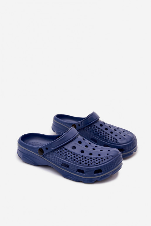 Sabots légers bleu foncé pour hommes Landry
