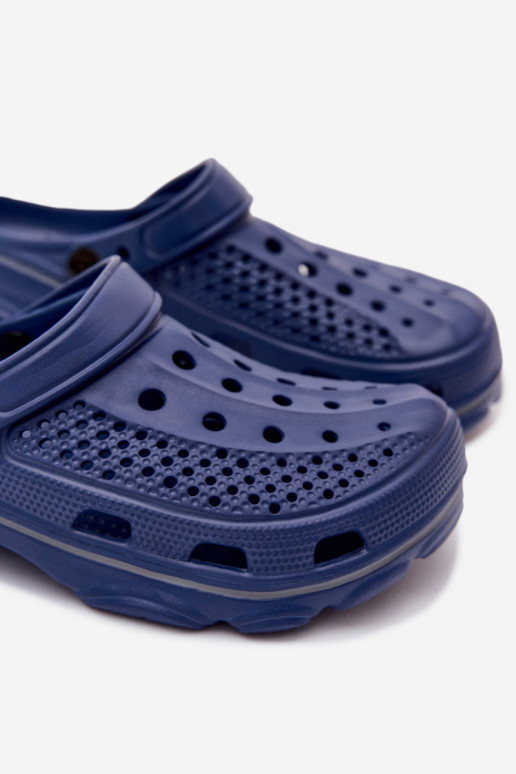 Sabots légers bleu foncé pour hommes Landry