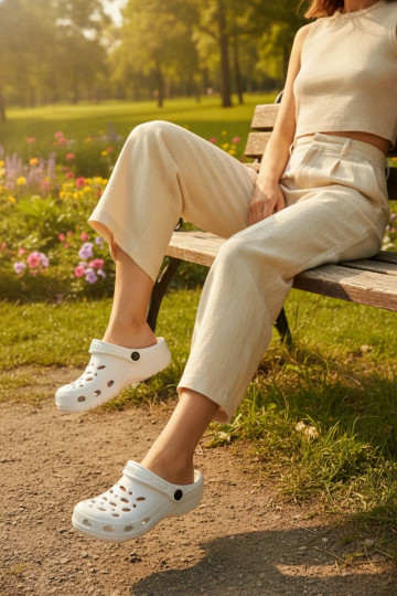 Sabots légers blancs pour femmes Parker 2