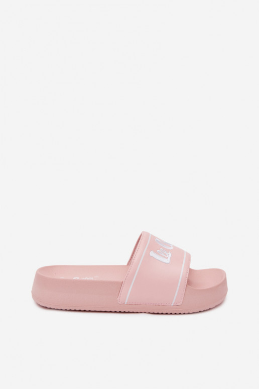 Chaussons roses pour femmes avec plateforme Lee Cooper