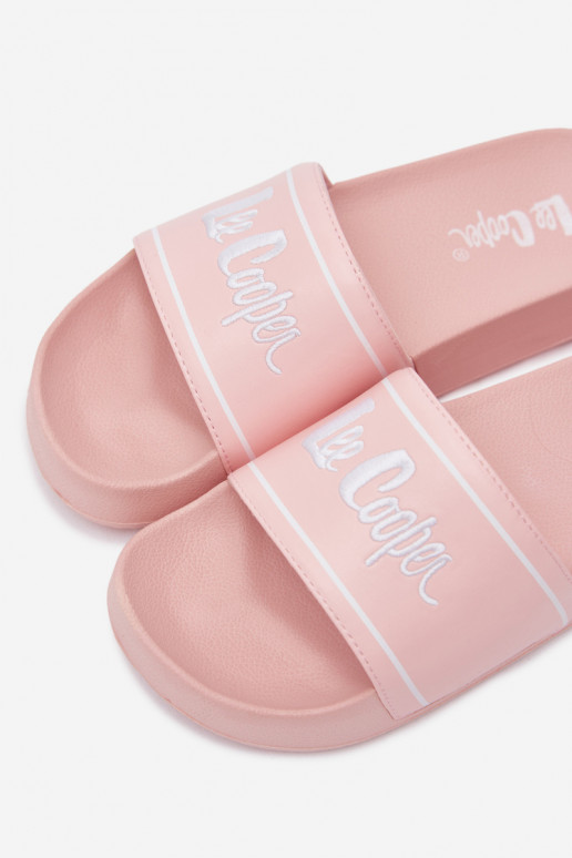 Chaussons roses pour femmes avec plateforme Lee Cooper