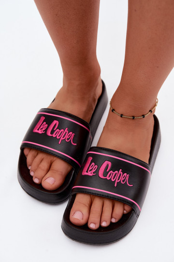 Chaussons noirs pour femmes avec plateforme Lee Cooper 2