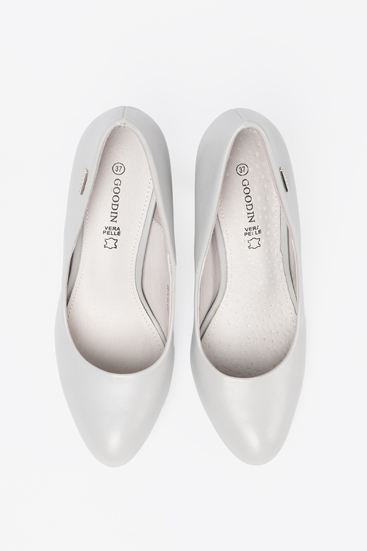 Escarpins gris classiques