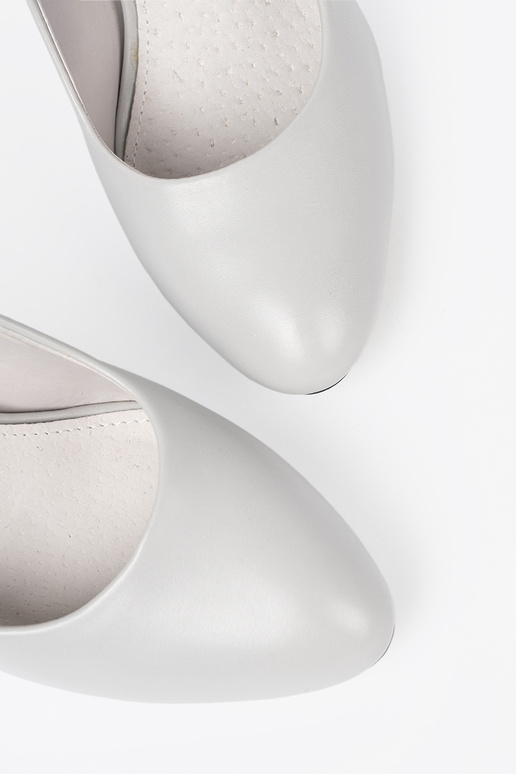 Escarpins gris classiques