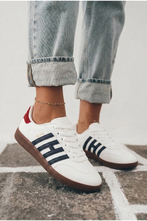 Baskets pour hommes blanches avec sangles Chrissy