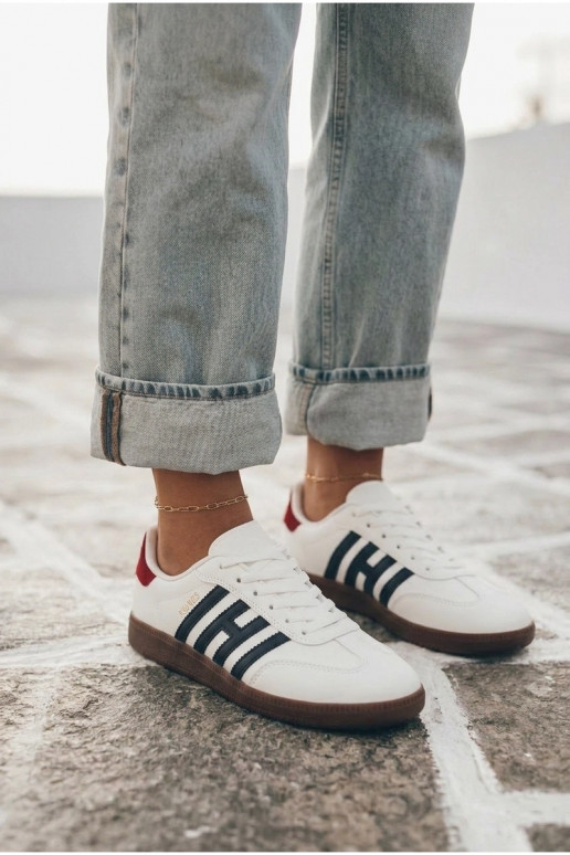 Baskets pour hommes blanches avec sangles Chrissy