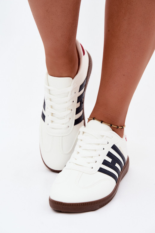 Baskets pour hommes blanches avec sangles Chrissy