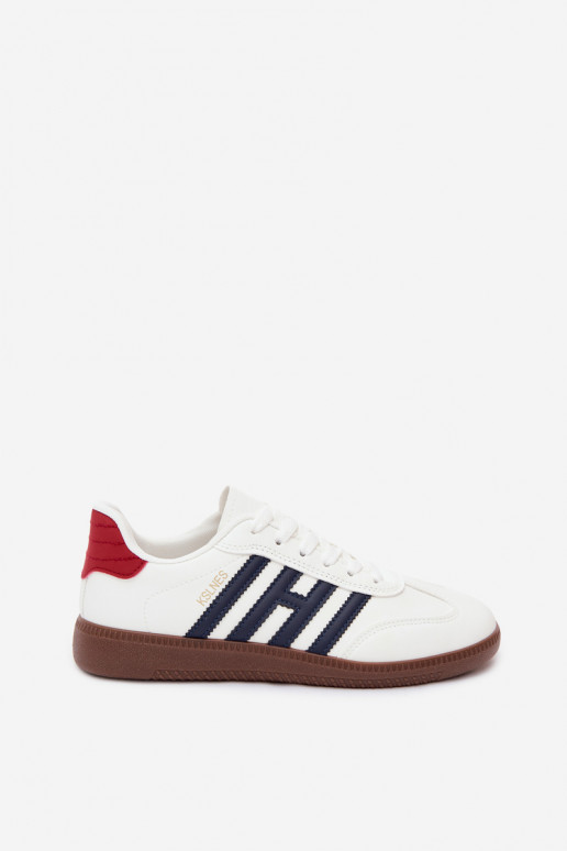 Baskets pour hommes blanches avec sangles Chrissy