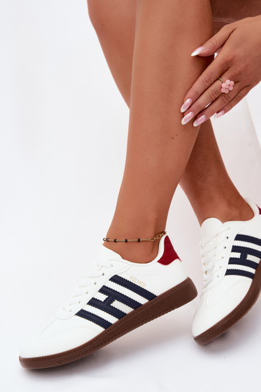 Baskets pour hommes blanches avec sangles Chrissy