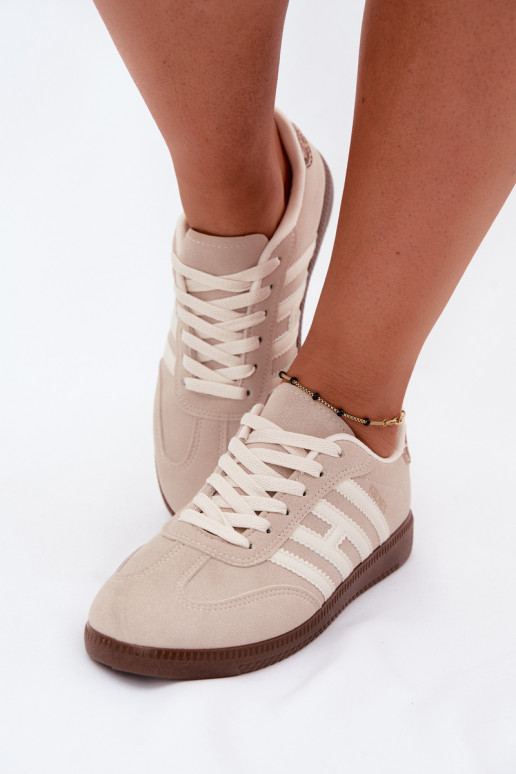Baskets pour hommes couleur sable avec sangles Chrissy