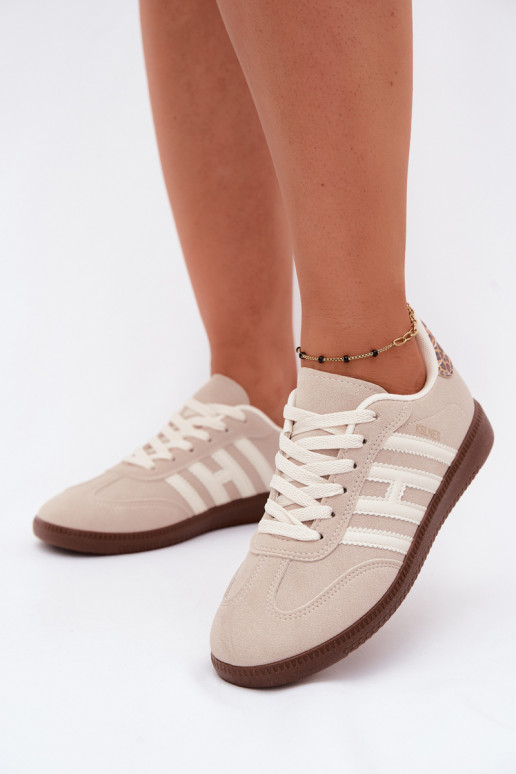 Baskets pour hommes couleur sable avec sangles Chrissy