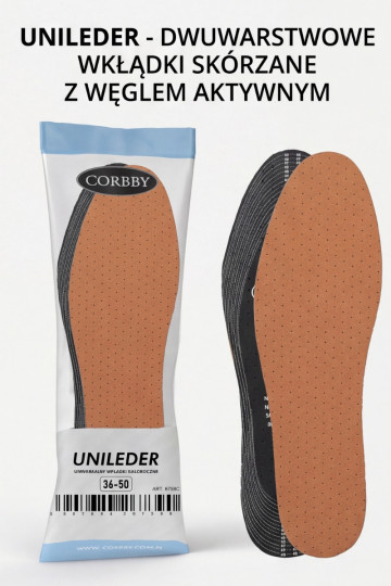 CORBBY UNILEDER semelles universelles en cuir 2
