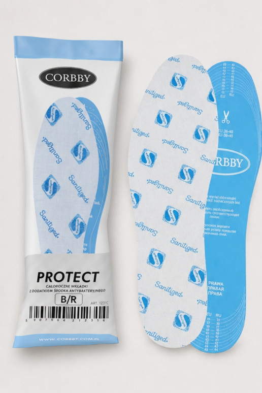 Semelles Corbby PROTECT avec agent antibactérien