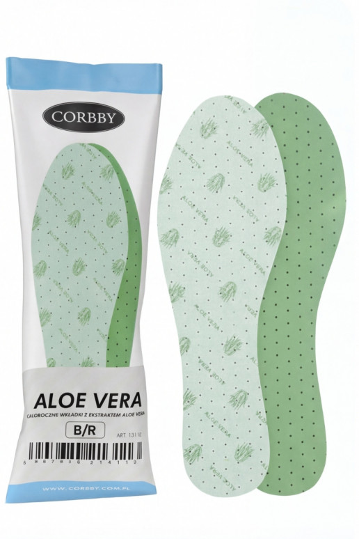 Semelles Corbby ALOE VERA avec extrait d'aloès