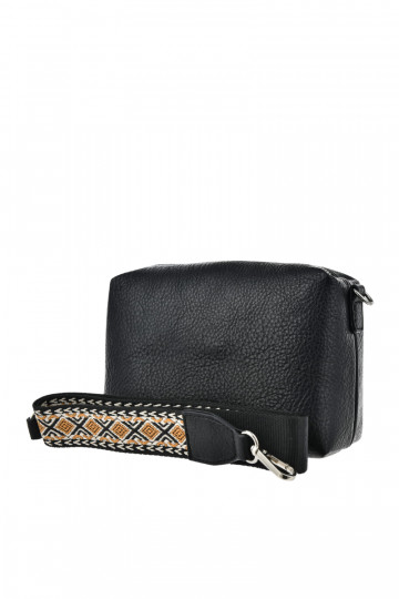 Petit sac noir avec poignées décorées Big Star OO574091 2