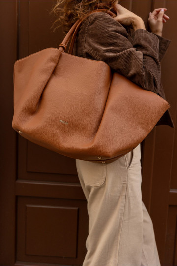 Grand sac marron pour femmes Big Star SS574006