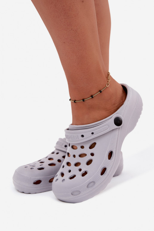 Sabots légers gris pour femmes Parker