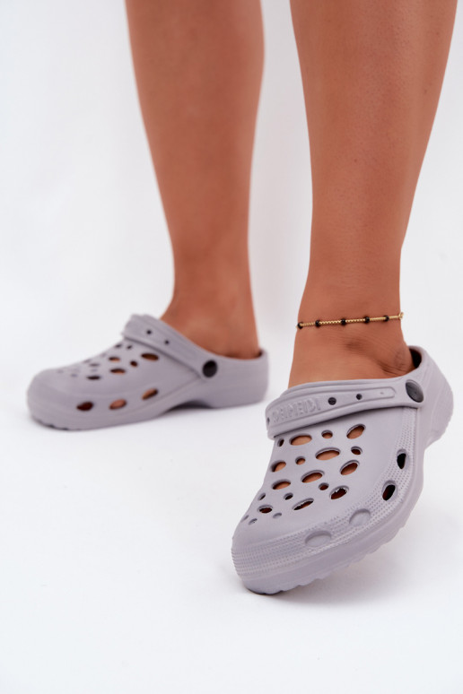 Sabots légers gris pour femmes Parker