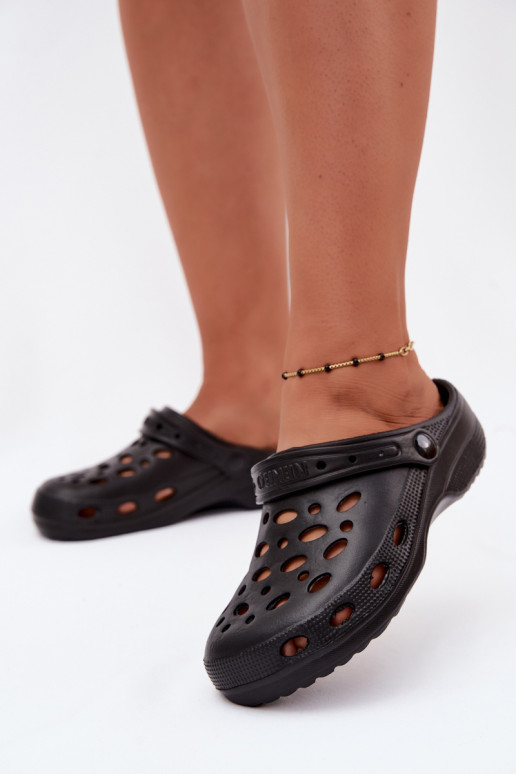 Sabots légers noirs pour femmes Parker