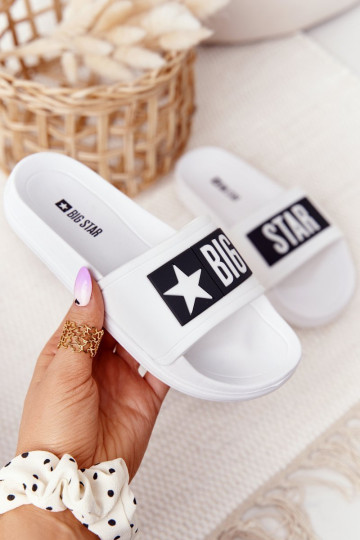 Pantoufles Enfant Big Star DD374151 Blanches