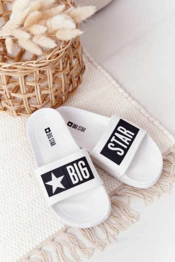 Pantoufles Enfant Big Star DD374151 Blanches 2